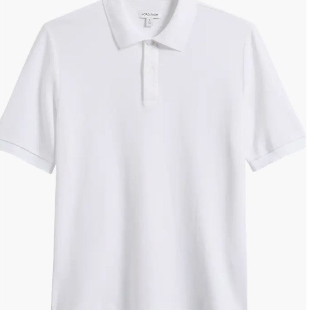 Nordstrom Classic White Polo Shirt for Men